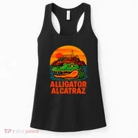 Retro Alligator Alcatraz Women's Tank Top thumb 0