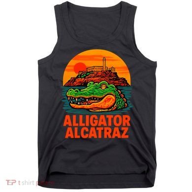 Retro Alligator Alcatraz Tank Top