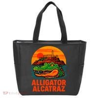 Retro Alligator Alcatraz Tote Bag thumb 0