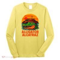 Retro Alligator Alcatraz Long Sleeve Shirt thumb 0