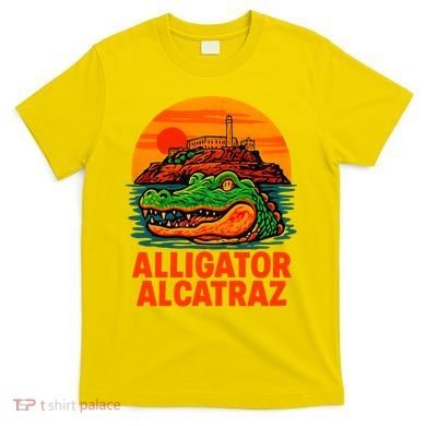 Retro Alligator Alcatraz T-Shirt