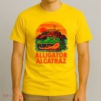 Retro Alligator Alcatraz T-Shirt thumb 3