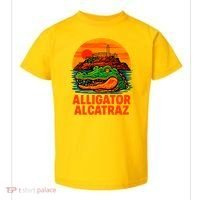 Retro Alligator Alcatraz Toddler T-Shirt thumb 0