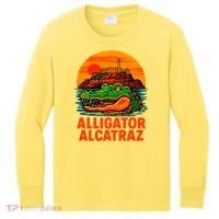 Retro Alligator Alcatraz Kids Long Sleeve Shirt thumb 0
