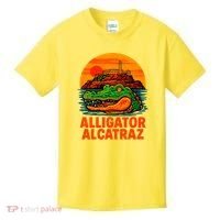 Retro Alligator Alcatraz Kids T-Shirt thumb 0