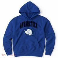 Retro Antarctica Athletic Map And Flag Meaningful Gift Hoodie thumb 0