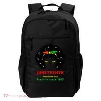 Retro African American Black Ecipation Day Freeish Funny Gift Backpack thumb 0