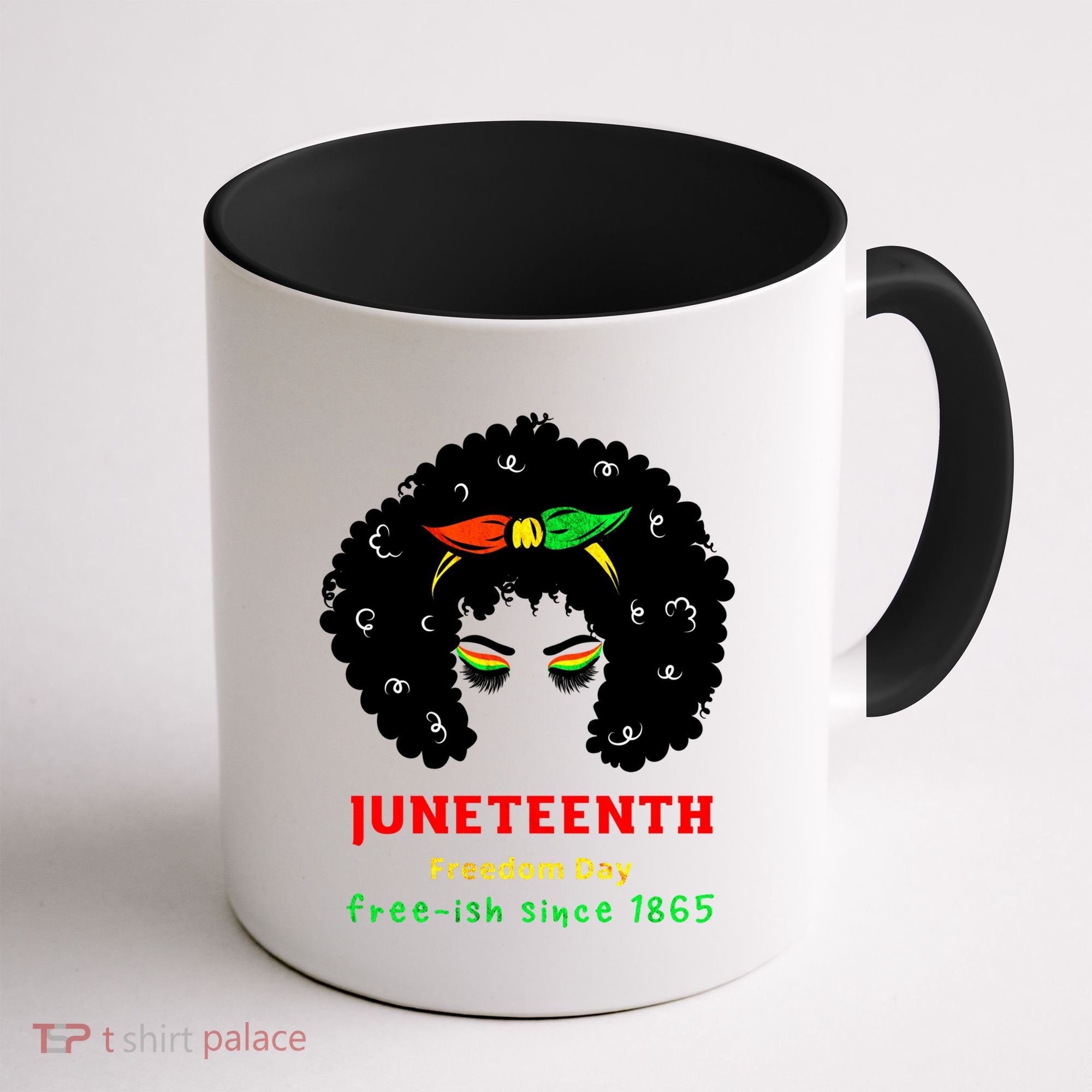 Retro African American Black Ecipation Day Freeish Funny Gift Coffee Mug