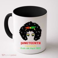 Retro African American Black Ecipation Day Freeish Funny Gift Coffee Mug thumb 0