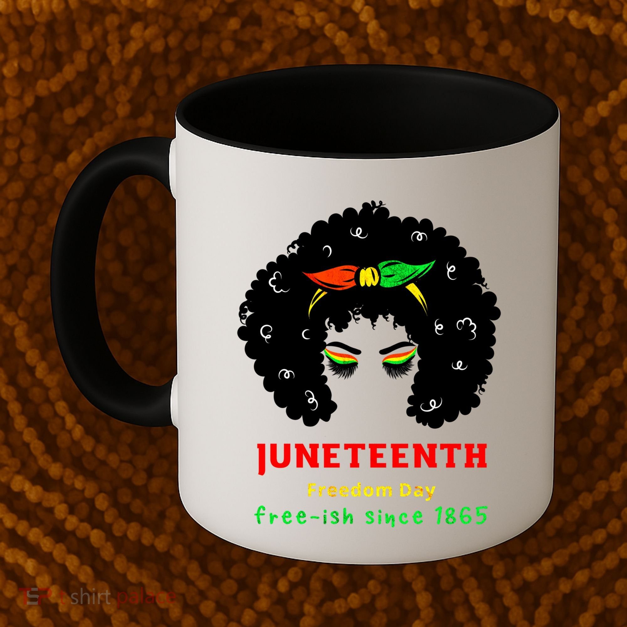 Retro African American Black Ecipation Day Freeish Funny Gift Coffee Mug