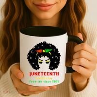 Retro African American Black Ecipation Day Freeish Funny Gift Coffee Mug thumb 3