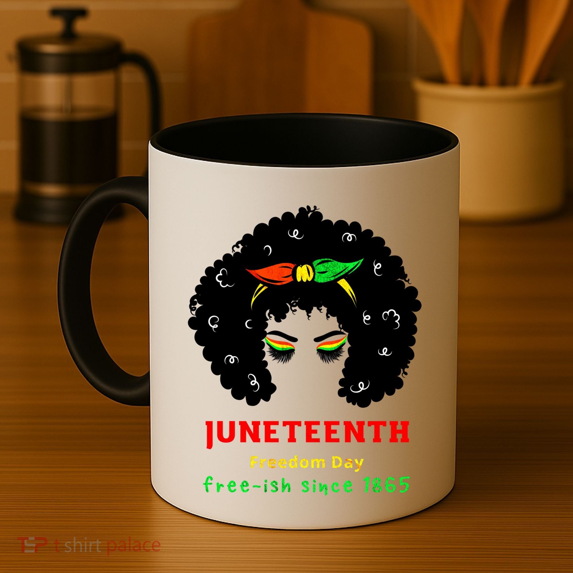 Retro African American Black Ecipation Day Freeish Funny Gift Coffee Mug