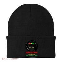 Retro African American Black Ecipation Day Freeish Funny Gift Beanie thumb 0