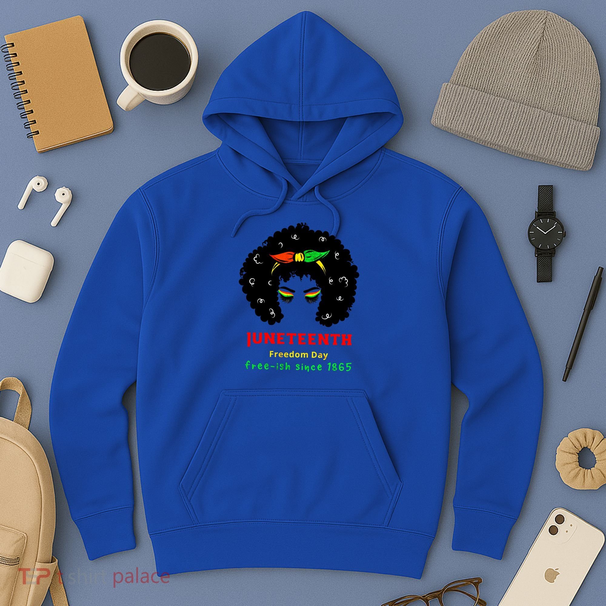Retro African American Black Ecipation Day Freeish Funny Gift Hoodie