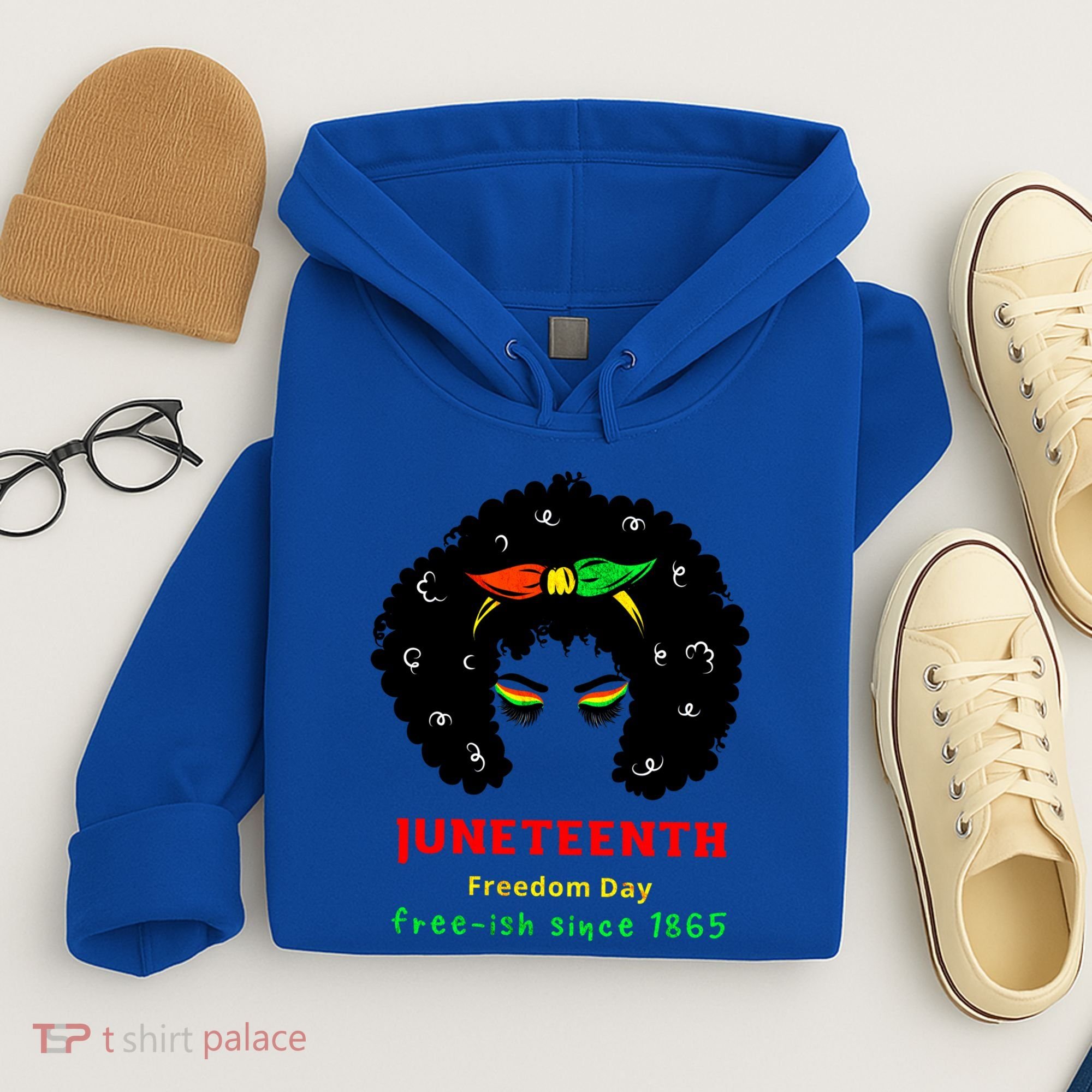Retro African American Black Ecipation Day Freeish Funny Gift Hoodie