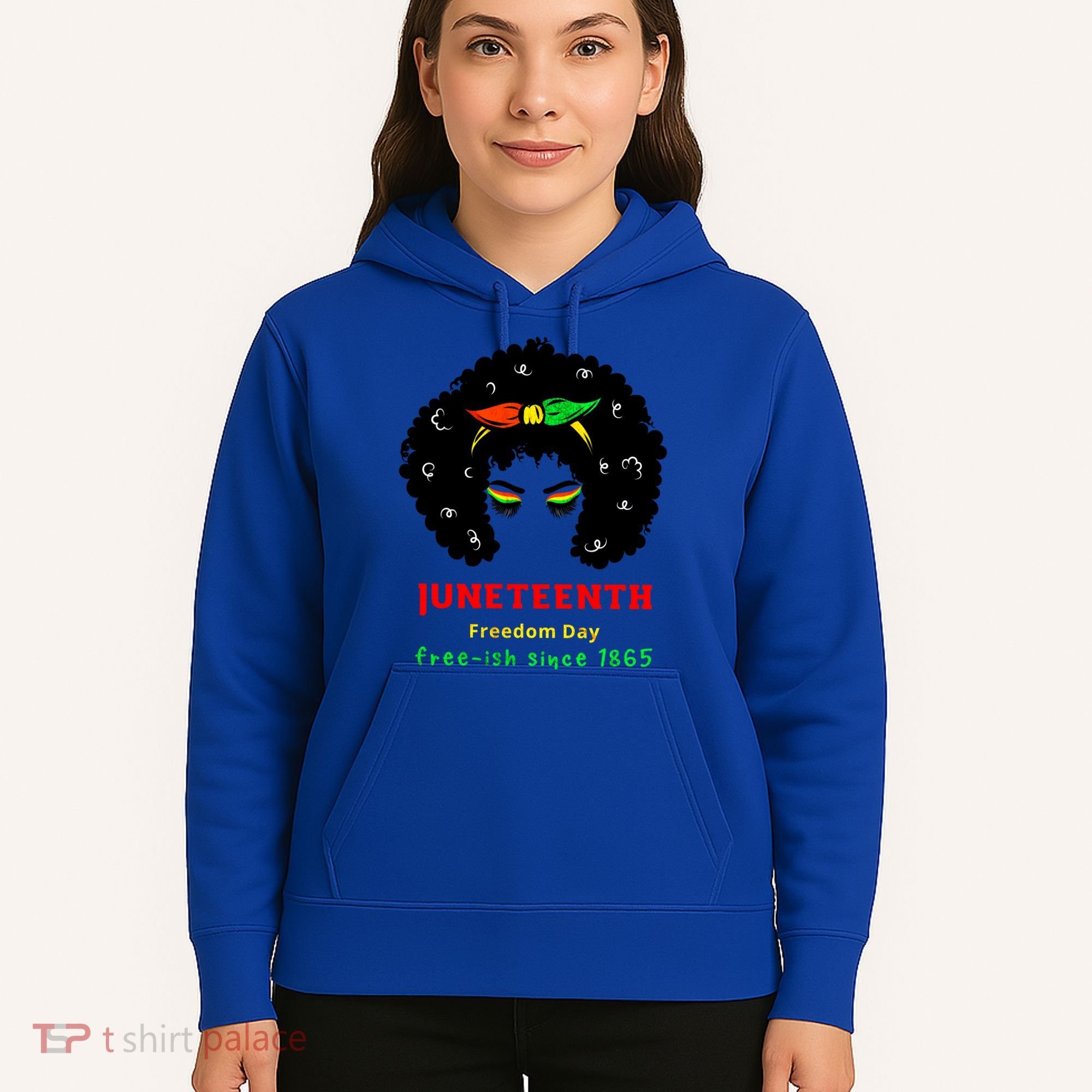 Retro African American Black Ecipation Day Freeish Funny Gift Hoodie