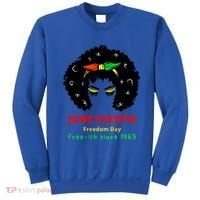 Retro African American Black Ecipation Day Freeish Funny Gift Sweatshirt thumb 0