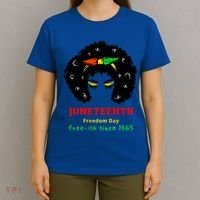 Retro African American Black Ecipation Day Freeish Funny Gift T-Shirt thumb 4