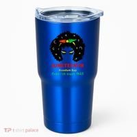 Retro African American Black Ecipation Day Freeish Funny Gift Tumbler thumb 0