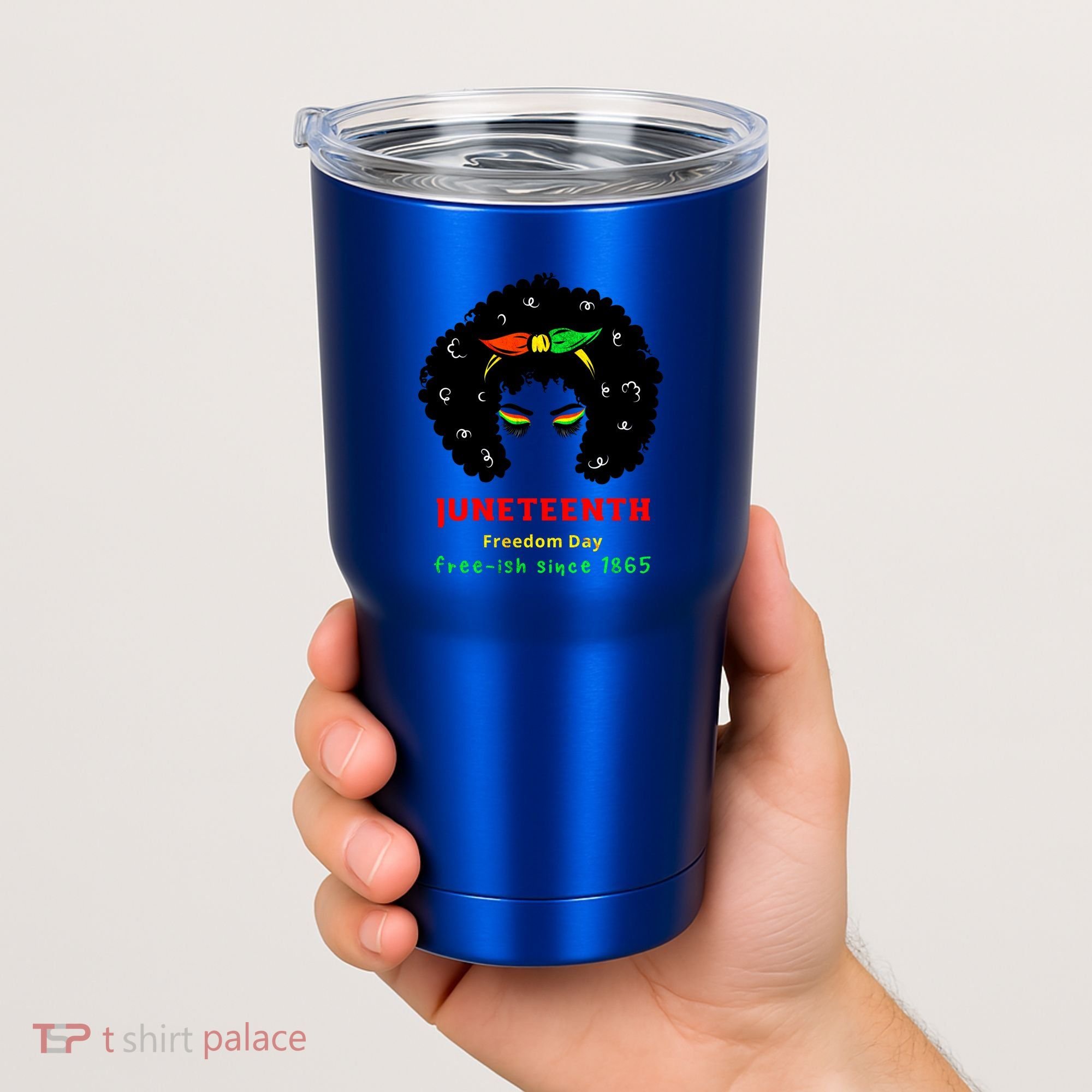 Retro African American Black Ecipation Day Freeish Funny Gift Tumbler
