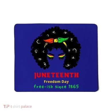 Retro African American Black Ecipation Day Freeish Funny Gift Mousepad