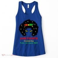 Retro African American Black Ecipation Day Freeish Funny Gift Women's Tank Top thumb 0