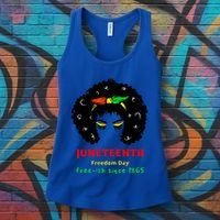 Retro African American Black Ecipation Day Freeish Funny Gift Women's Tank Top thumb 3