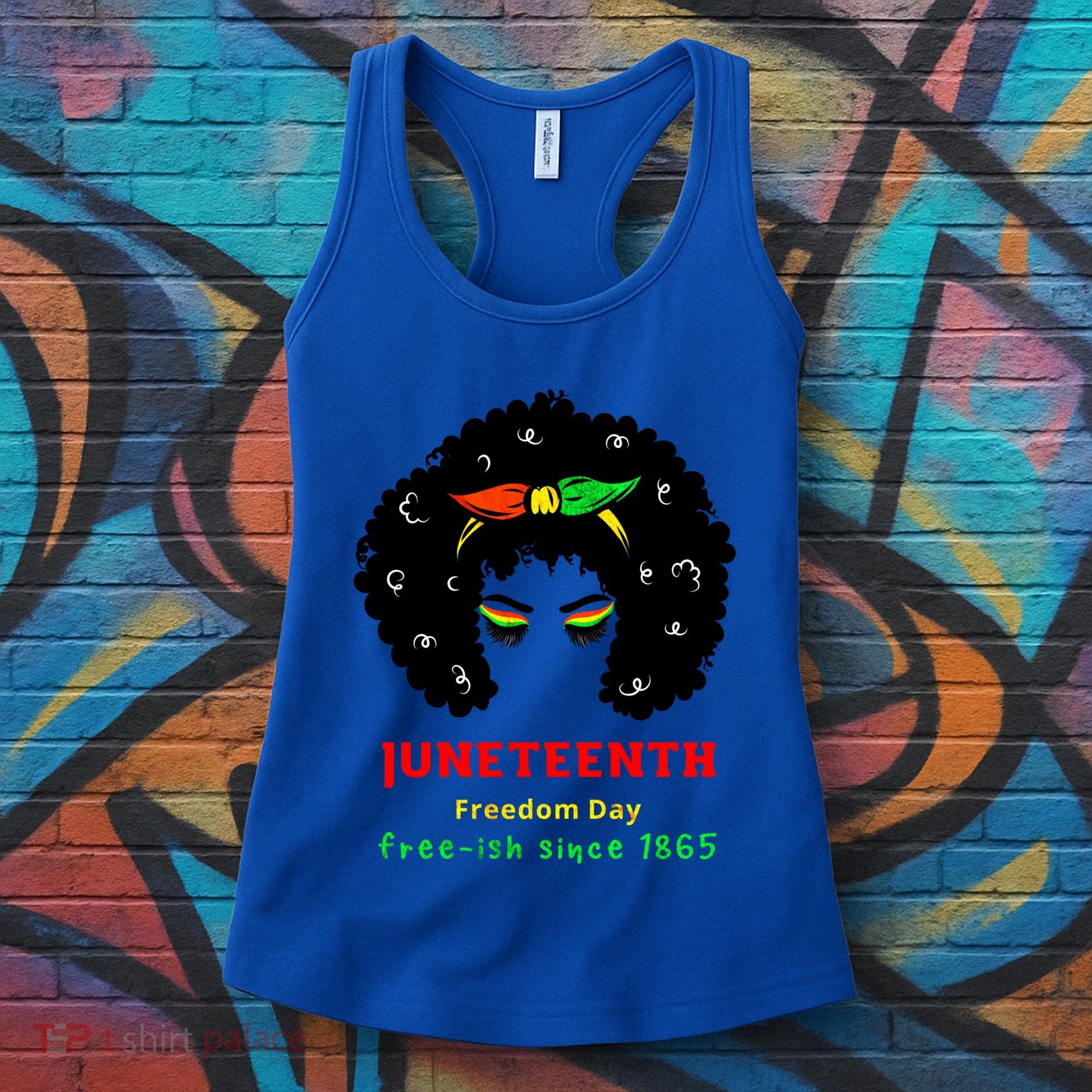 Retro African American Black Ecipation Day Freeish Funny Gift Women's Tank Top