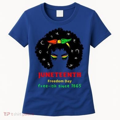 Retro African American Black Ecipation Day Freeish Funny Gift Women's T-Shirt