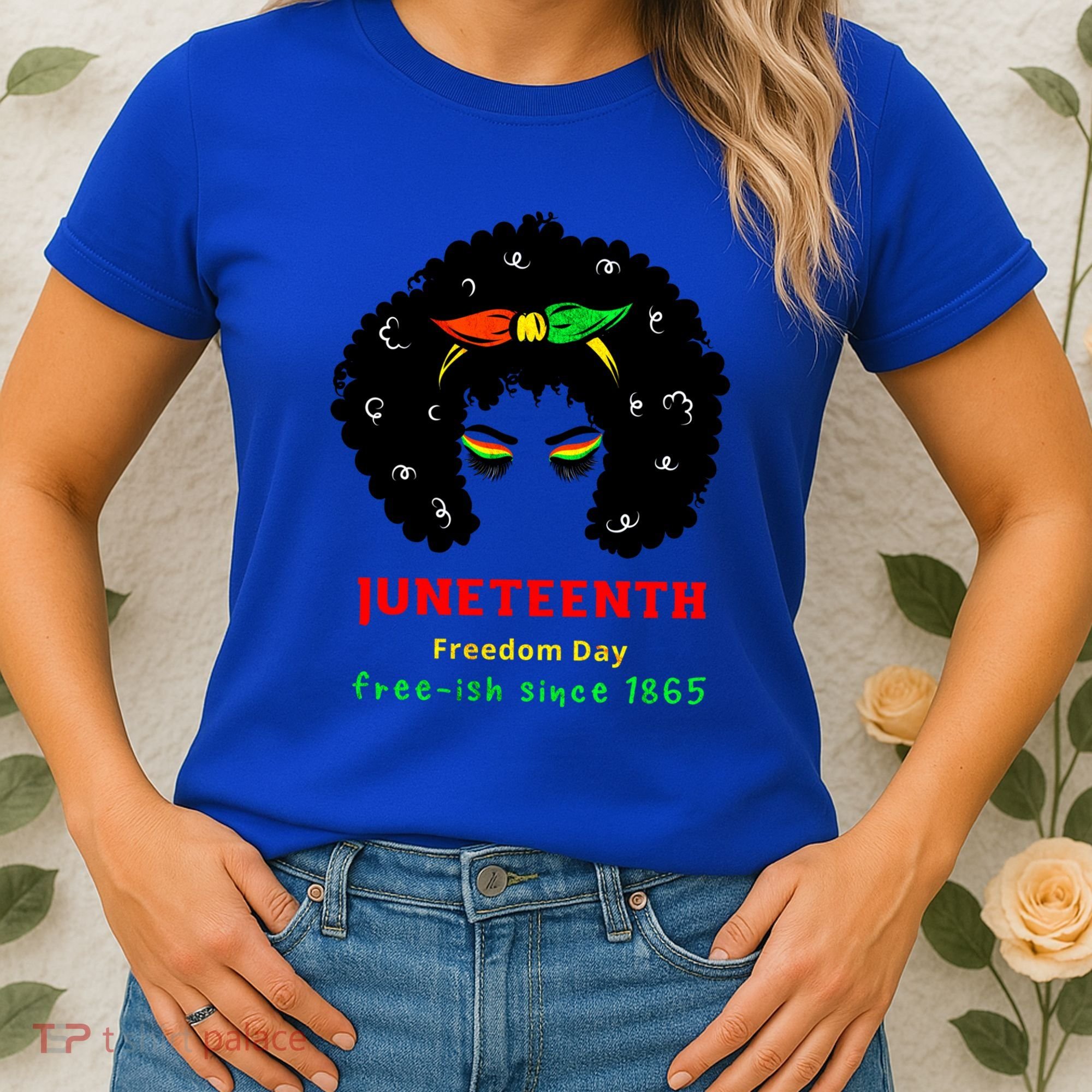 Retro African American Black Ecipation Day Freeish Funny Gift Women's T-Shirt