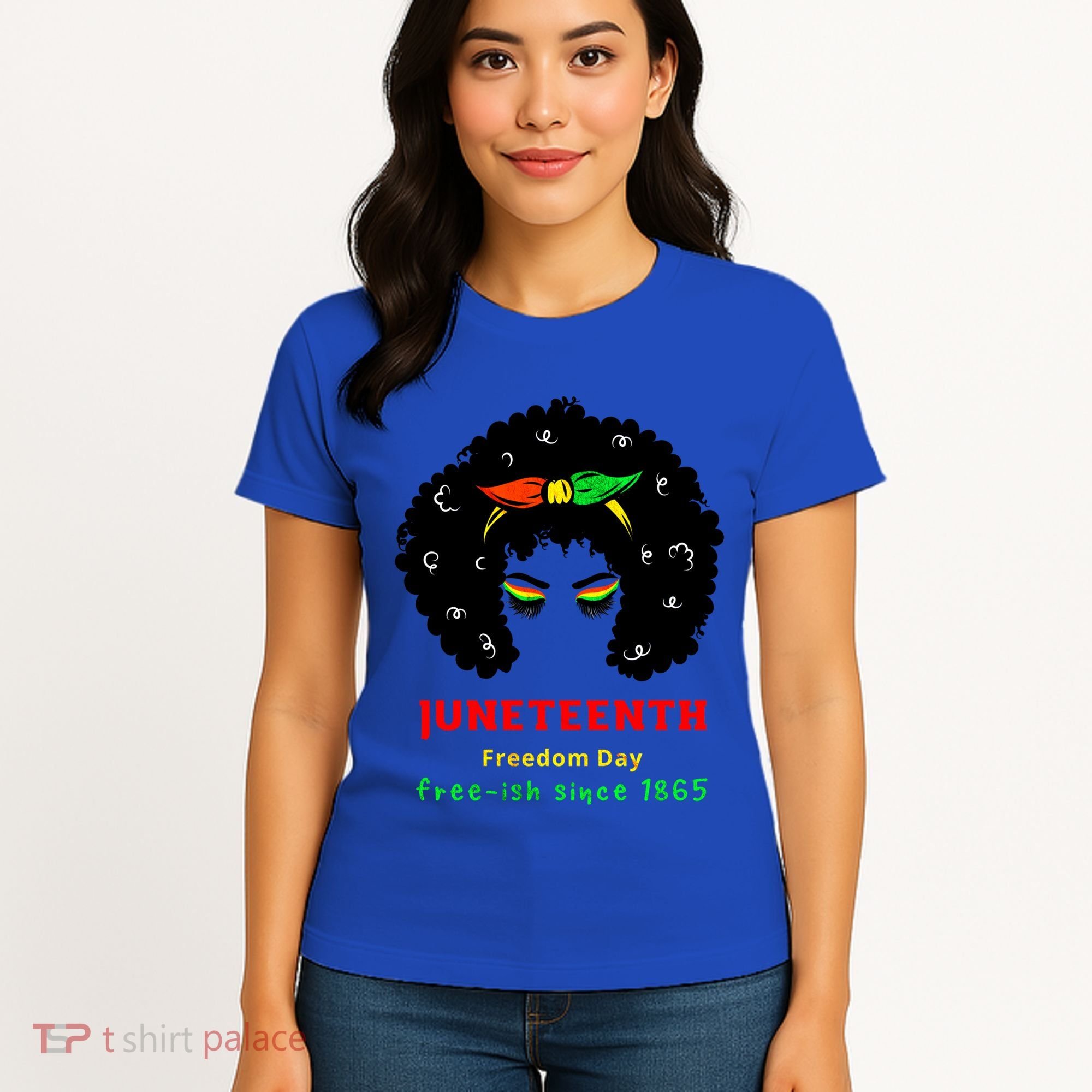 Retro African American Black Ecipation Day Freeish Funny Gift Women's T-Shirt
