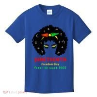 Retro African American Black Ecipation Day Freeish Funny Gift Kids T-Shirt thumb 0