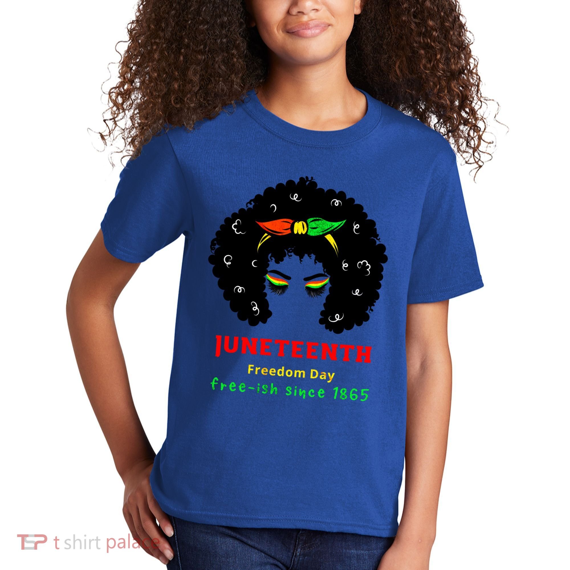 Retro African American Black Ecipation Day Freeish Funny Gift Kids T-Shirt
