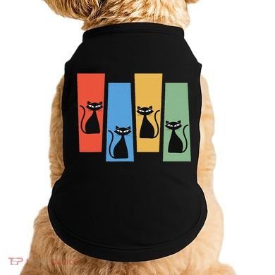 Retro Atomic Age Mid Century Cat Vintage Space Modern Design Doggie Tank
