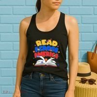 Read Across America Book Lover Women's Tank Top thumb 2