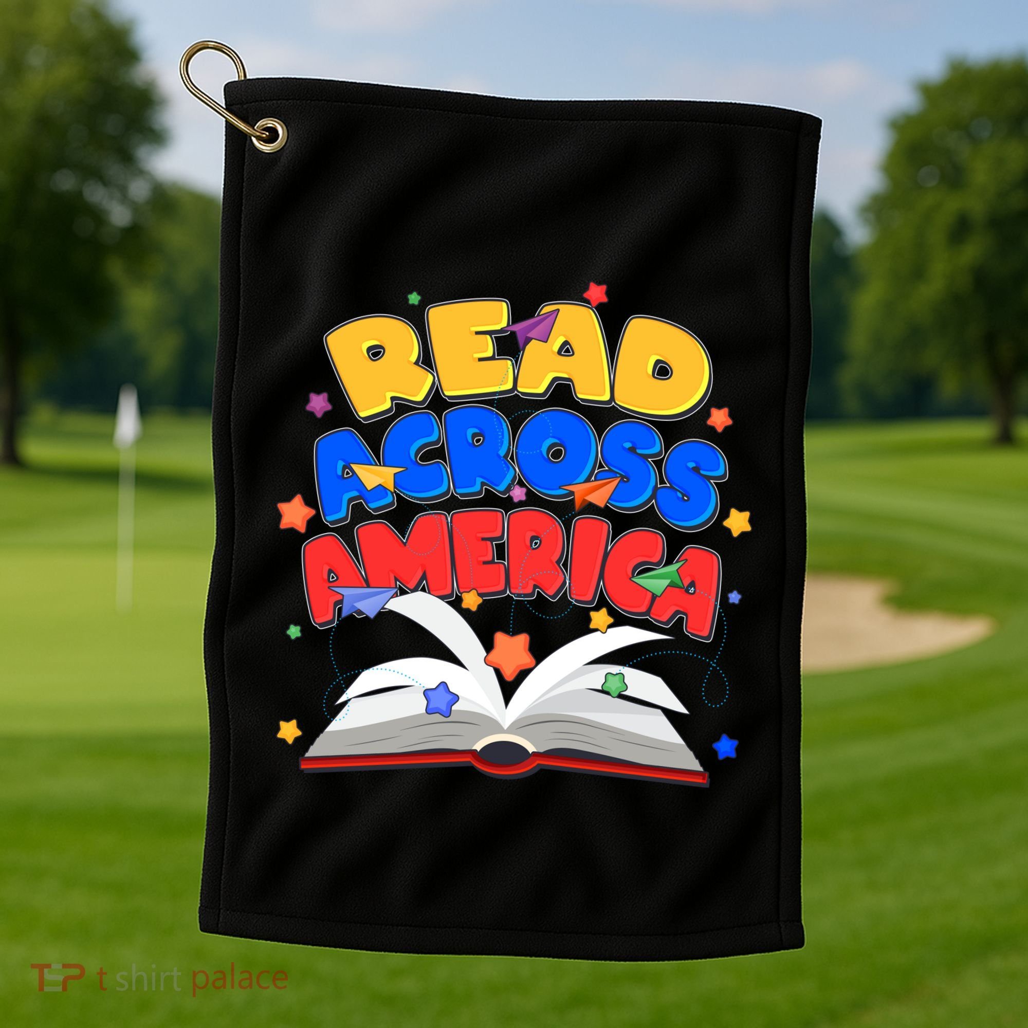 Read Across America Book Lover Golf Towel