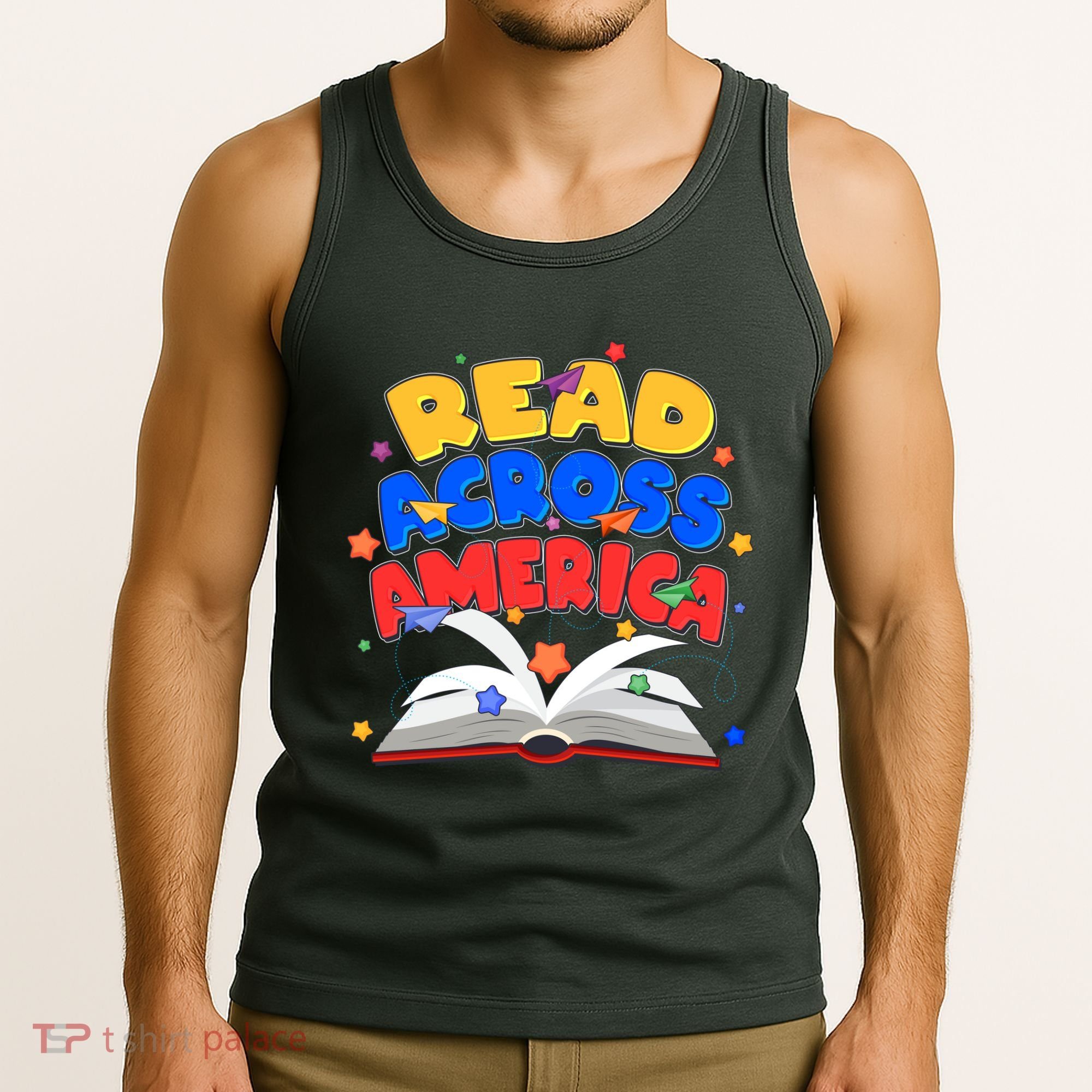 Read Across America Book Lover Tank Top