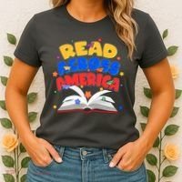 Read Across America Book Lover Women's T-Shirt thumb 2