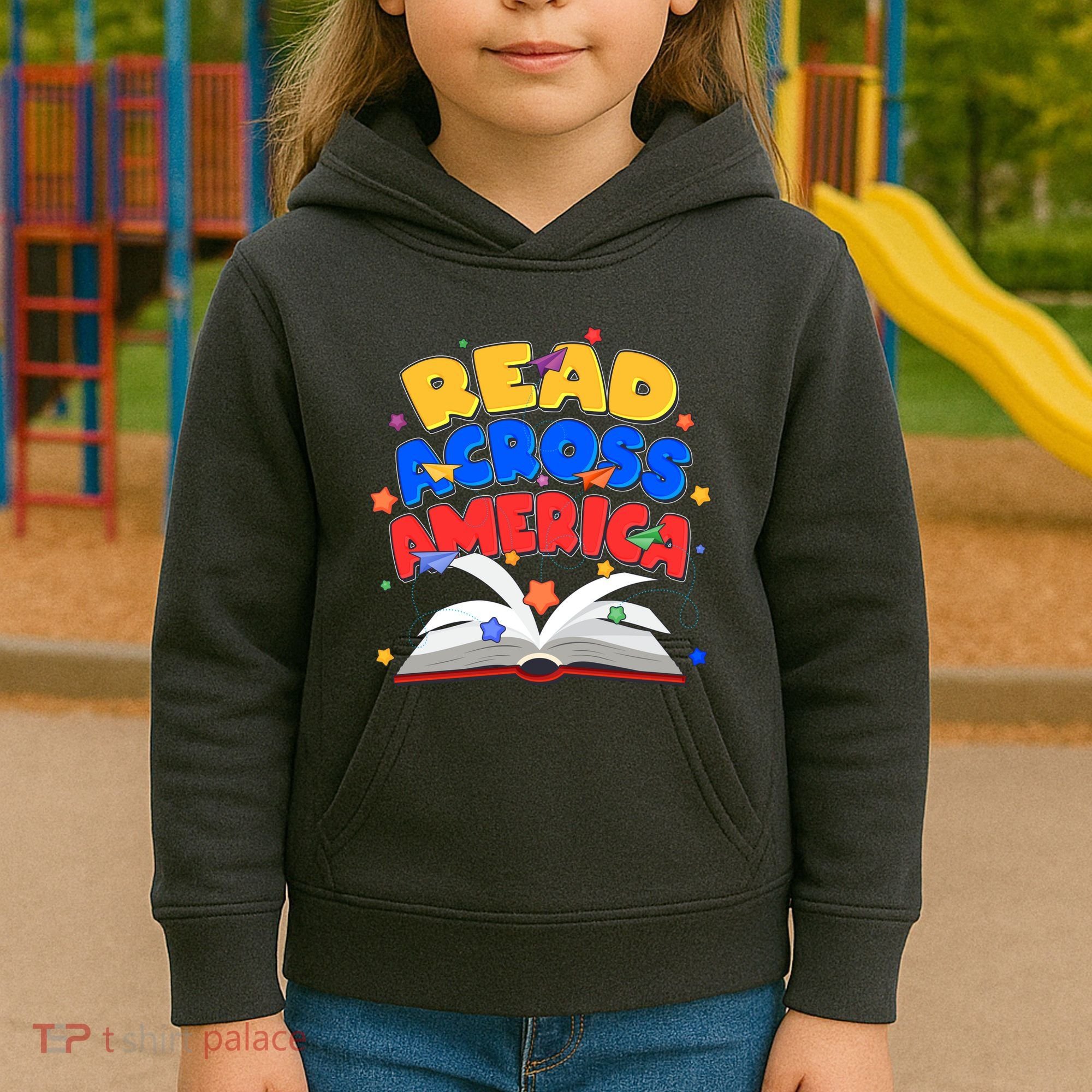 Read Across America Book Lover Kids Hoodie