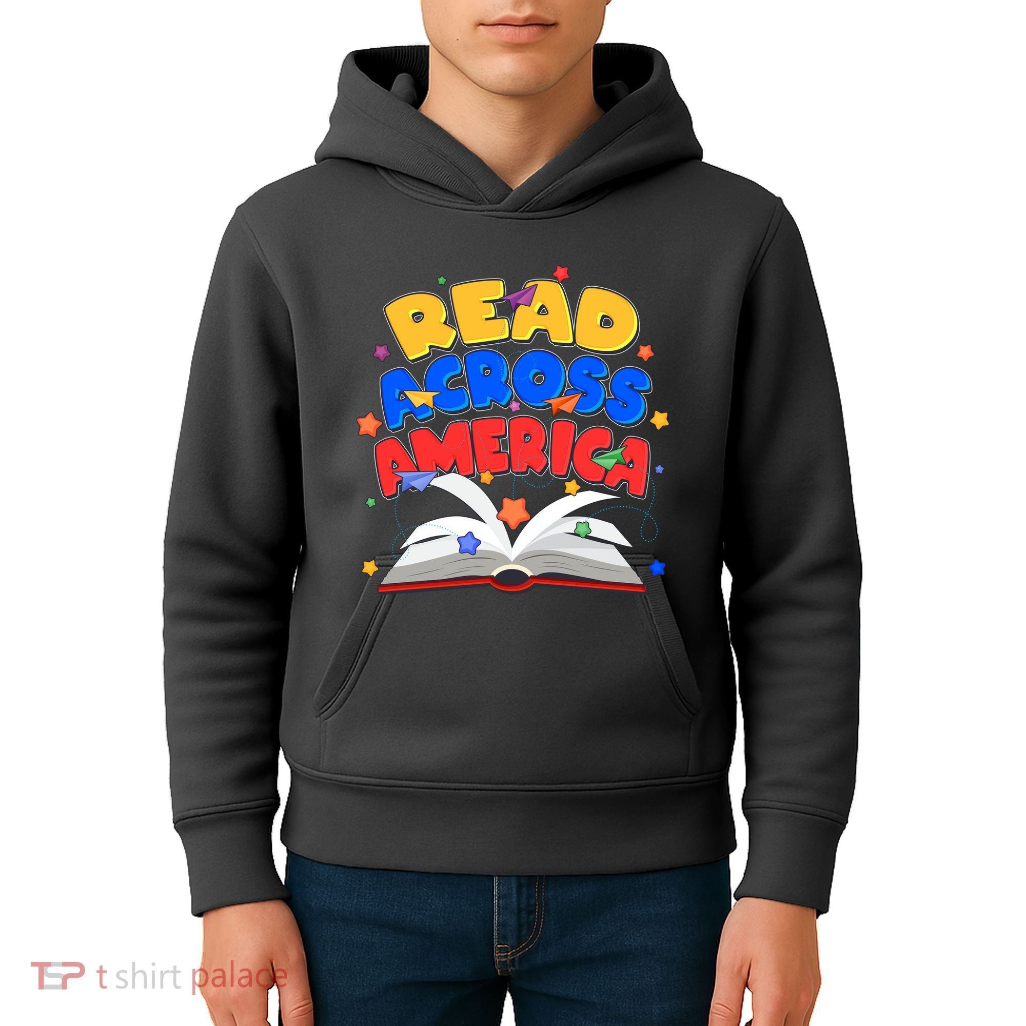 Read Across America Book Lover Kids Hoodie