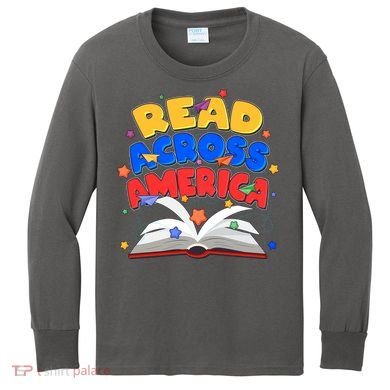 Read Across America Book Lover Kids Long Sleeve Shirt