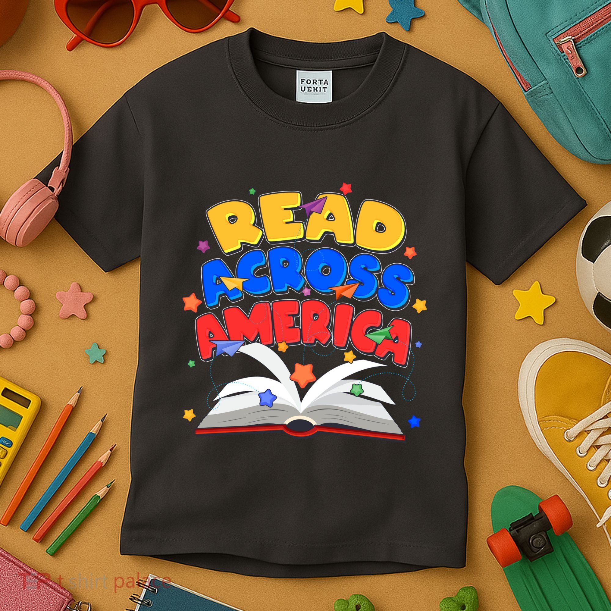 Read Across America Book Lover Kids T-Shirt