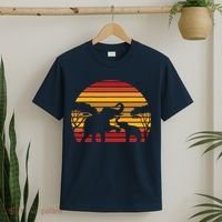 Retro Africa Animal Zoo Keeper Gift Safari Sunset Elephant T-Shirt thumb 2