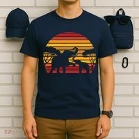 Retro Africa Animal Zoo Keeper Gift Safari Sunset Elephant T-Shirt thumb 6