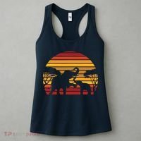 Retro Africa Animal Zoo Keeper Gift Safari Sunset Elephant Women's Tank Top thumb 3