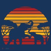 Retro Africa Animal Zoo Keeper Gift Safari Sunset Elephant Women's Tank Top thumb 5