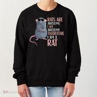 Rats Are Awesome Funny Rat Lover  Women's Sweatshirt thumb 0