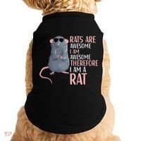 Rats Are Awesome Funny Rat Lover  Doggie Tank thumb 0