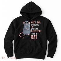 Rats Are Awesome Funny Rat Lover  Hoodie thumb 0