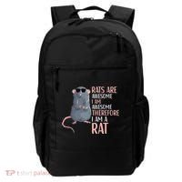 Rats Are Awesome Funny Rat Lover  Backpack thumb 0